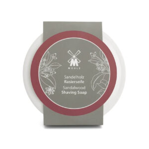 MÜHLE skutimosi muilas su santalu porcelianiniame indelyje 65 g