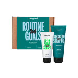 Men Rock „Routine Goals - Basic“ plaukų ir odos priežiūros rinkinys