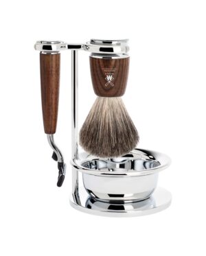 Mühle S 81 H 220 SM3 RYTMO skutimosi rinkinys su stoveliu, rudos spalvos 1 vnt.