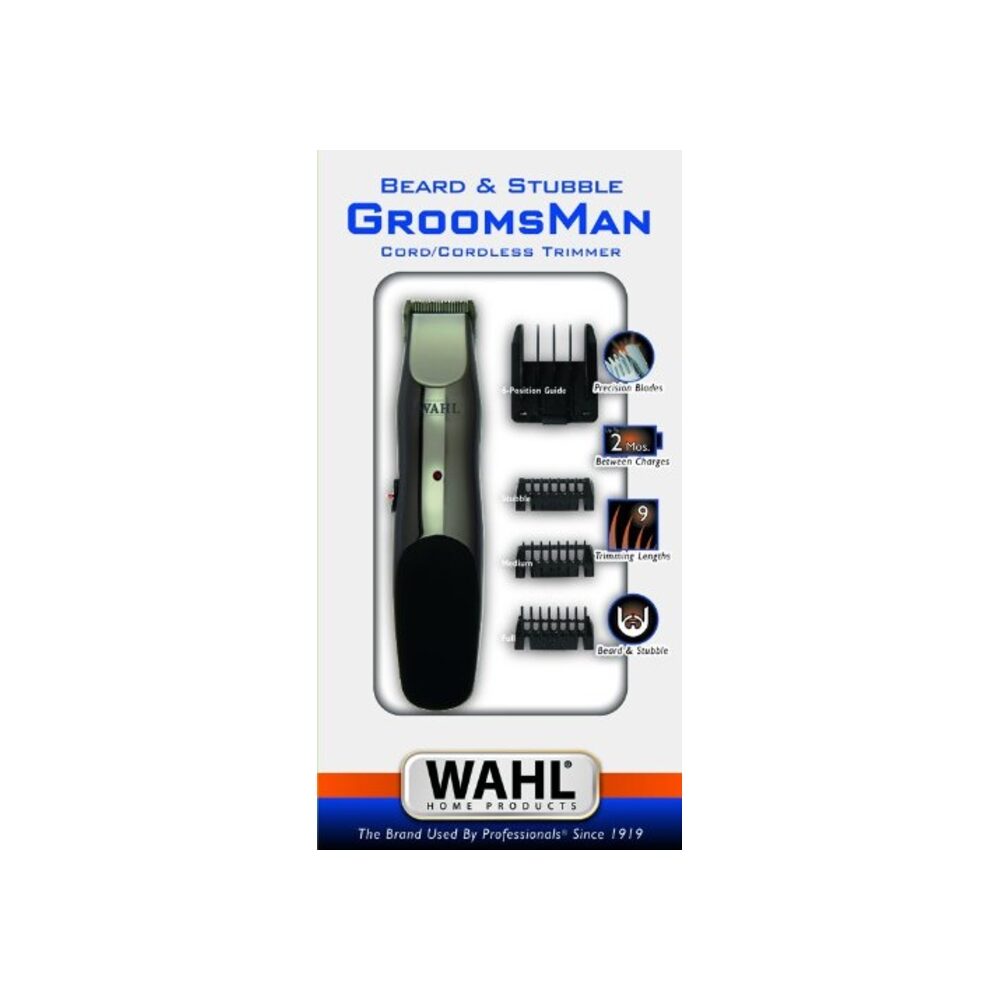 WAHL Home kirpimo mašinėlė buitiniam naudojimui GroomsMan Rechargeable Trimmer - Image 3
